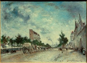 Boulevard de Port-Royal en París de Johan Barthold Jongkind